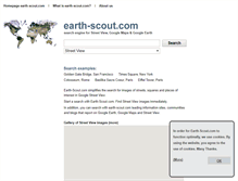 Tablet Screenshot of earth-scout.com